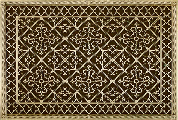 Decorative Return Air Filter Grille 24 X 36 Arts And Crafts Style