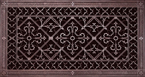Decorative Return Air Filter Grille 14x30 Arts And Crafts Style